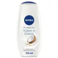 Nivea Гель-уход для душа Крем и кокос 250 мл, 6 шт.