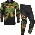 Мотокостюм комплект для мотокросса и эндуро Thor Sector Warship Green/Orange