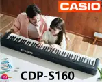 Цифровое пианино CASIO CDP-S160 с молоточковой клавиатурой и натуральным звучанием компактное и автономное решение для дома и обучения
