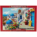Пазл Castorland Spring in Santorini (C-200603), 2000 дет., 92х27х5 см, фиолетовый