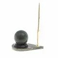 Подставка под ручку с шаром Антистресс камень офиокальцит 124302