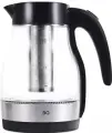 Чайник электрический BQ KT2046G Черный / Стеклянный / 1.7 л 2200 Вт