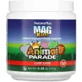 NaturesPlus Animal Parade Mag Kidz 171г (вишня) Магний порошок без сахара для детей, здоровье костей и зубов, укрепление иммунитета