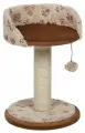 Когтеточка Triol CT57, дерево/картон/пластик/полиэстер/сизаль, напольная, 33х33х46см