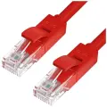 GCR Патч-корд прямой 40.0m UTP кат.5e, красный, 24 AWG, литой, ethernet high speed 1 Гбит/с, RJ45, T568B