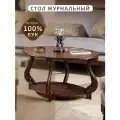 Стол журнальный Мебелик Овация М темно-коричневый Размеры: Высота 490мм Глубина 610мм Ширина 900мм