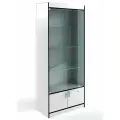 Витрина Универсал №164-Д (с дверьми), Белый