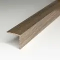 Порожек для напольных покрытий 25x25 мм, длина 1,8 м, уголок алюминиевый Русский профиль, накладки на ступени, дуб сантана