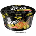 BIGBON Лапша быстрого приготовления Wok Якисоба в соусе по-японски, 85 гр, 24 упаковки в коробке