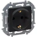8 шт. Legrand INSPIRIA Антрацит Розетка 2К+З - немецкий стандарт - 16 А - 250 В, 673723