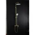 Душевая система со смесителем и тропическим душем GAPPO G2499-33 золотой сатин