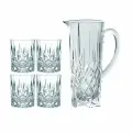 Набор для подачи напитков Noblesse, 4 бокала + кувшин, материал хрусталь, Nachtmann, Германия, 105895