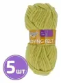 Пряжа Семеновская пряжа Roving felt (345), липа 5 шт. по 50 г
