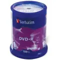 Диск DVD+R Verbatim 4,7 GB 16x (100 штук в упаковке), 84140