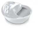 Поилка фонтан для кошек и собак из керамики Pioneer Pet RainDrop белая