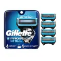 Gillette, Сменные кассеты для бритья Fusion5 Proshield, Chill, 4 кассеты