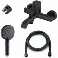 Orange Karl M05-300b душевой набор, черный матовый