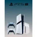Игровая приставка Sony PlayStation 5 PRO (Digital) + дисковод + 2-й геймпад (серебристый, Sterling Silver)