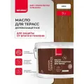 Масло деревозащитное для террас Neomid Premium Terrace, орех 9л