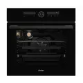 Духовой шкаф электрический Haier HOX-FT5AMTB с черным фасадом
