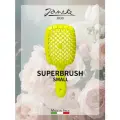 Janeke SUPERBRUSH Щетка для волос малая, 83SP234YFL, желтый, 17.5x7x3см