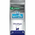 Корм Farmina Vet Life Ultrahypo, для взрослых кошек, с неблагоприятной реакцией на пищу, 2 кг