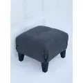 Пуфик в прихожую, банкетка в спальню, коридор, пуф на ножках Рем-мини 38х38 см