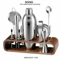 Набор для приготовления коктейлей, other SOING , Серебро