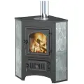 Дровяная печь-камин Везувий ПК-01 (220) угловой т/х с конфоркой