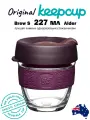 Кружка для чая и кофе с собой стеклянная Keep Cup Brew S 227 мл Alder с крышкой