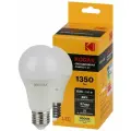 KODAK лампа светодиодн. ЛОН A60 E27 15W(1350lm) 3000K 2K 118х60 170-265В A60-15W-830-E27 2 года 57608 (арт. 842759)
