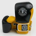 Боксерские перчатки Hardcore Training HardLea Black/Yellow 16 унц