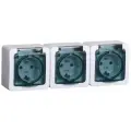 Розетка IEK РСб23-3-ГПБд 3м IP54 (дымчатый) гермес PLUS ERMP32-K03-16-54-EC (2шт.)