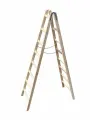 Деревянная Двухсторонняя Стремянка-Ходуля Sevenberg Drd-8, Длина В Сложенном Виде 2.56 М, Нагрузка 150 Кг.