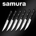 Набор ножей для нарезки стейка / стейковые ножи 6шт. Samura Harakiri SHR-0260B