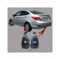 Подкрылки задние Hyundai Solaris 2011-2014 Комплект Седан