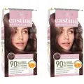 L'Oreal Paris Краска-уход для волос Casting Natural Gloss без аммиака, 523 Ореховый капучино, 2 уп
