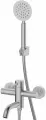 Смеситель для ванны Rush Melos SUS1101-44 с душевым гарнитуром, сатин