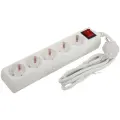 Сетевой удлинитель BURO BU-PS5.5/W 5м (5 розеток) белый