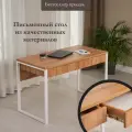 Стол письменный с ящиками Лофт Меркурий 120х60 Дуб Вотан белый