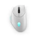 Мышь Alienware AW620M 26000 DPI, проводная/беспроводная, цвет белый