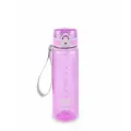 Питьевая бутылка фляга из тритана 0.5л, лавандовая глянцевая, с ситечком