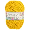 Пряжа ARACHNA Jute 5 шт. по 100 г 90 м 100% джут № 014 жёлтый