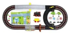 Игровой набор Серебряный путь “Паровозик с тележкой: Горка и кольцо“
