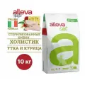 Корм сухой Alleva Holistic Cat Neutered для стерилизованных кошек с курицей, уткой, волокнами сахарного тростника и женьшенем, 10 кг