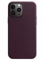 Чехол Apple для iPhone 13 Pro, с поддержкой MagSafe, кожаный Dark Cherry