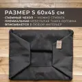 Сменный чехол лежанки для животных PET BED Рогожка, размер S 60х45 см, коричневый
