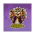 Набор для вышивания Mill Hill #MH182323 Turkey Owl (Совунья), Счетный крест, 6.35 x 7.6 см