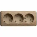 Systeme Electric Этюд наруж Сосна Розетка 3-ая с заземлением со шторками 16А 250B PA16-012D (2шт.)