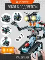 Конструктор iM.Master Программируемый робот с подсветкой (5 в 1) 8063